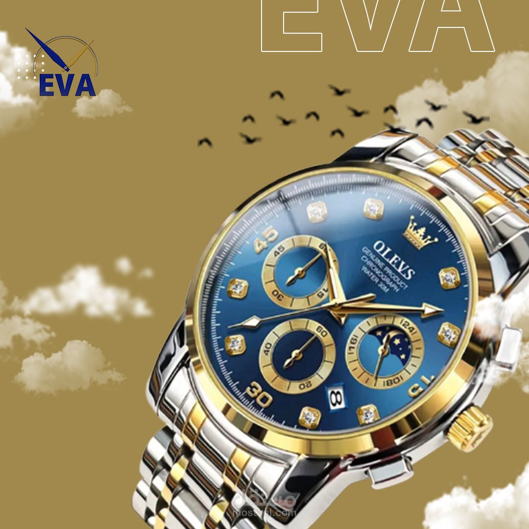 ادارة صفحة و تصميم سوشيال ميديا لمحل بيع الساعات