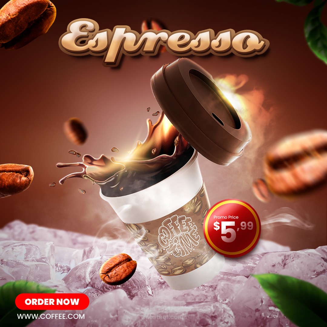 مشروب القهوه الزيز