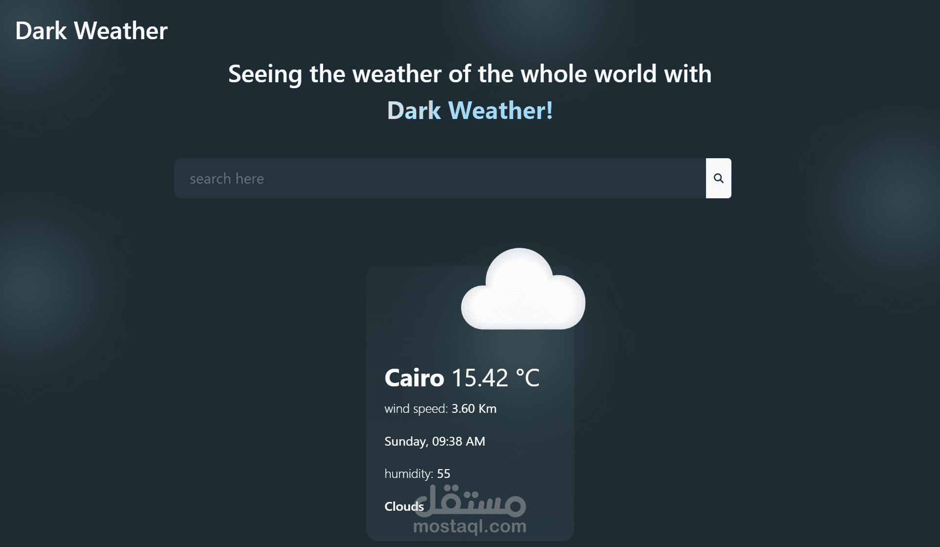 weather app