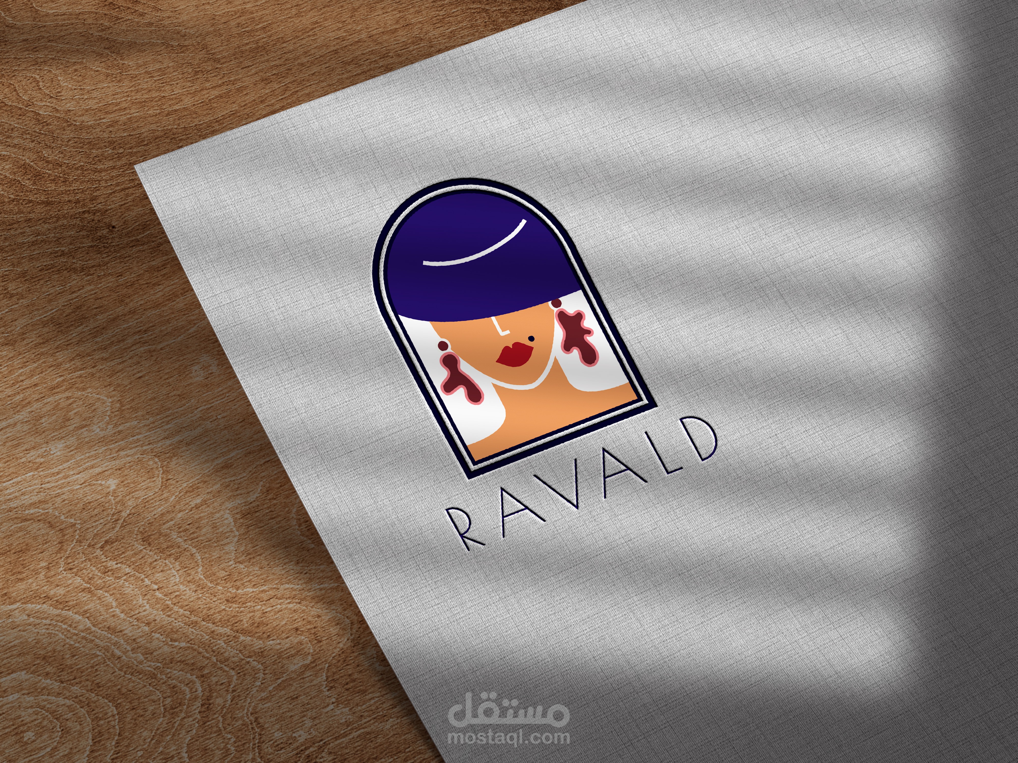 تصميم لوجو لمتجر اكسسوارات  RAVALD بشكل احترافي وجذاب