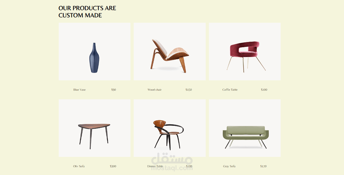 Furniture website