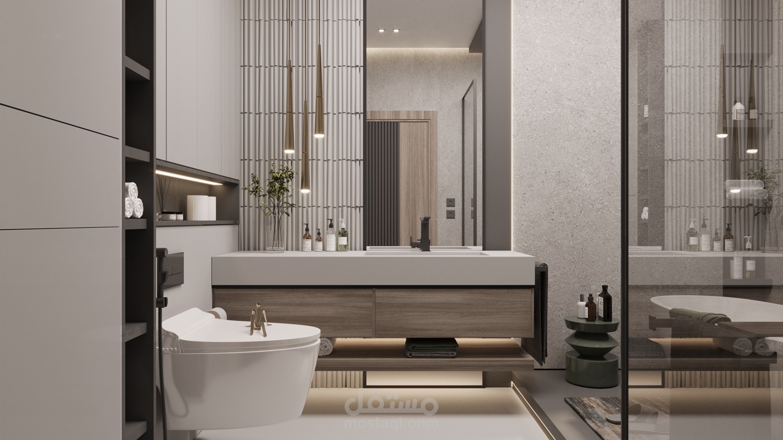 حمام ماستر مودرن