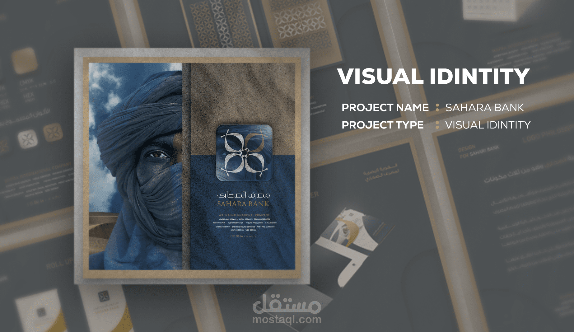 Visual identity for Sahara Bank