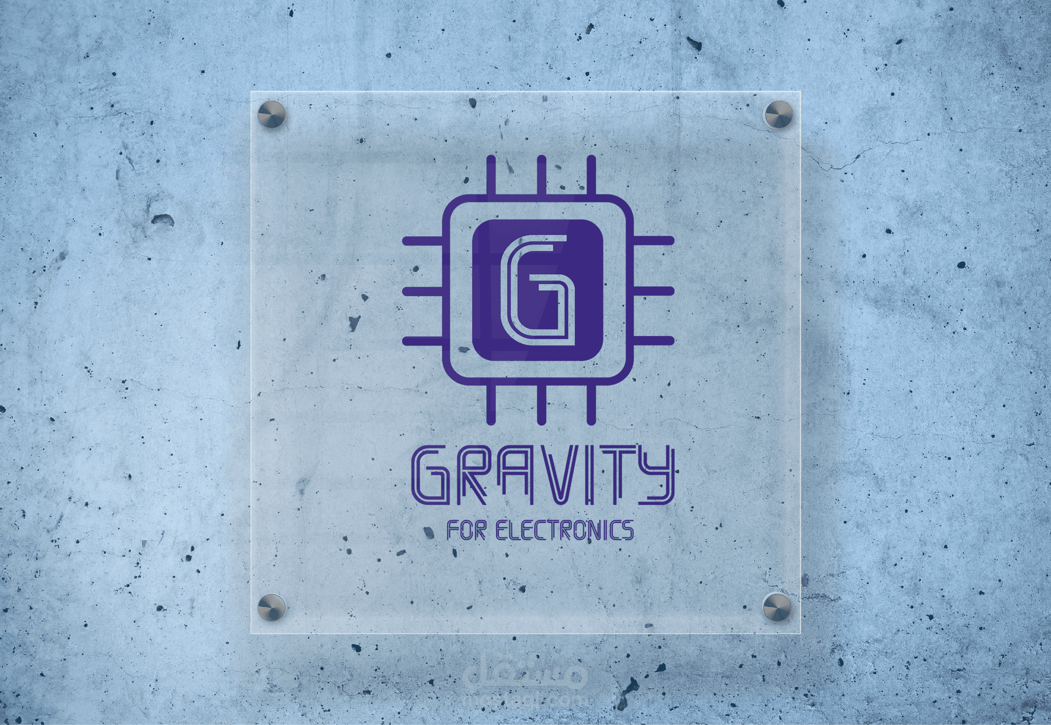 انشاء هوية لشركة خاصة لبيع الادوات الالكترونية