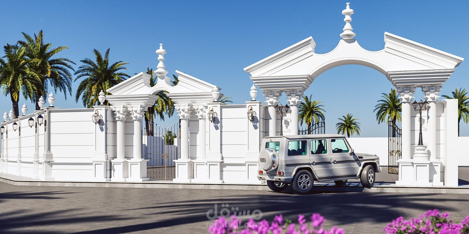 قصر  بمنطقه الدفنه الدوحه قطر