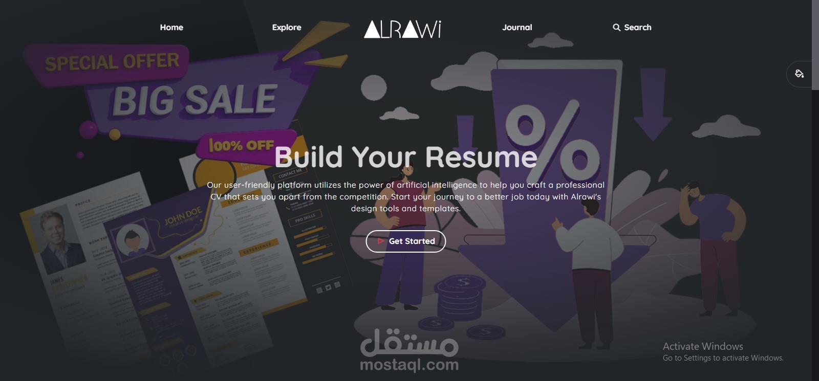 مُنَصَتِي لإنشاء سيرة ذاتية مبتكرة باستخدام الذكاء الاصطناعي