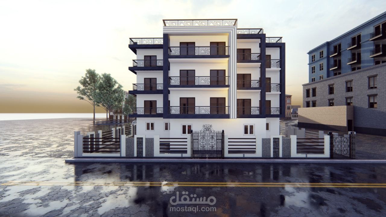تصميم خارجى لواجهة