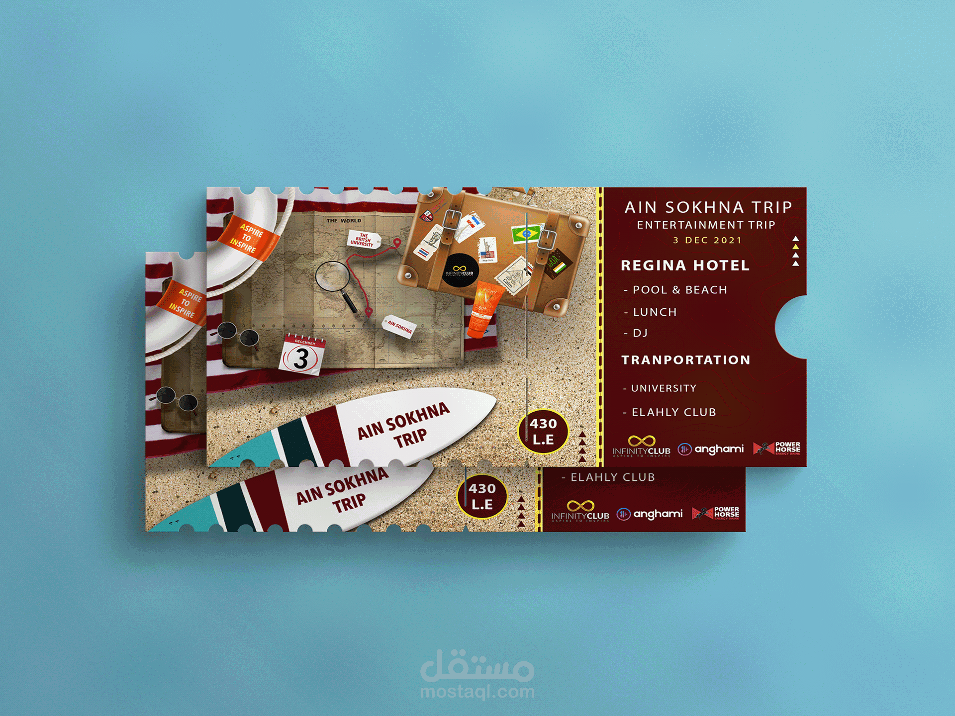 Trip Ticket Design