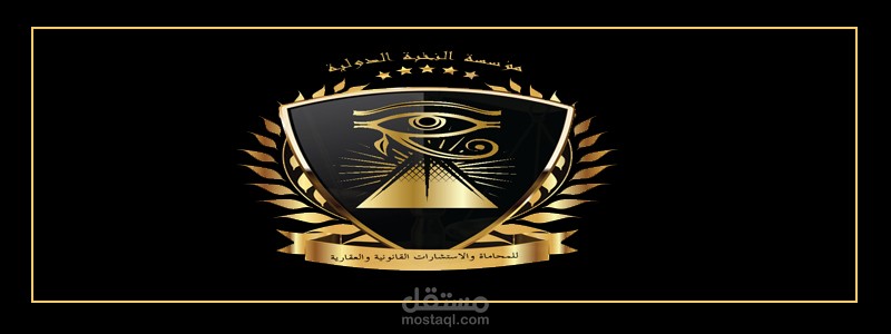 تصميم لوجو وموقع إلكتروني لمكتب محاماة وبيزنس كاردز