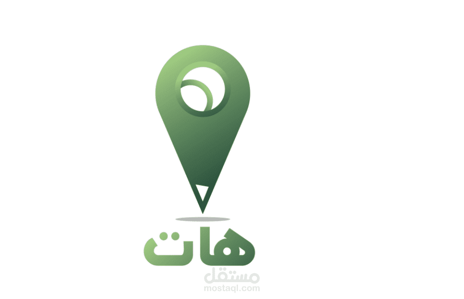 تجربة تصميم شعار لتطبيق