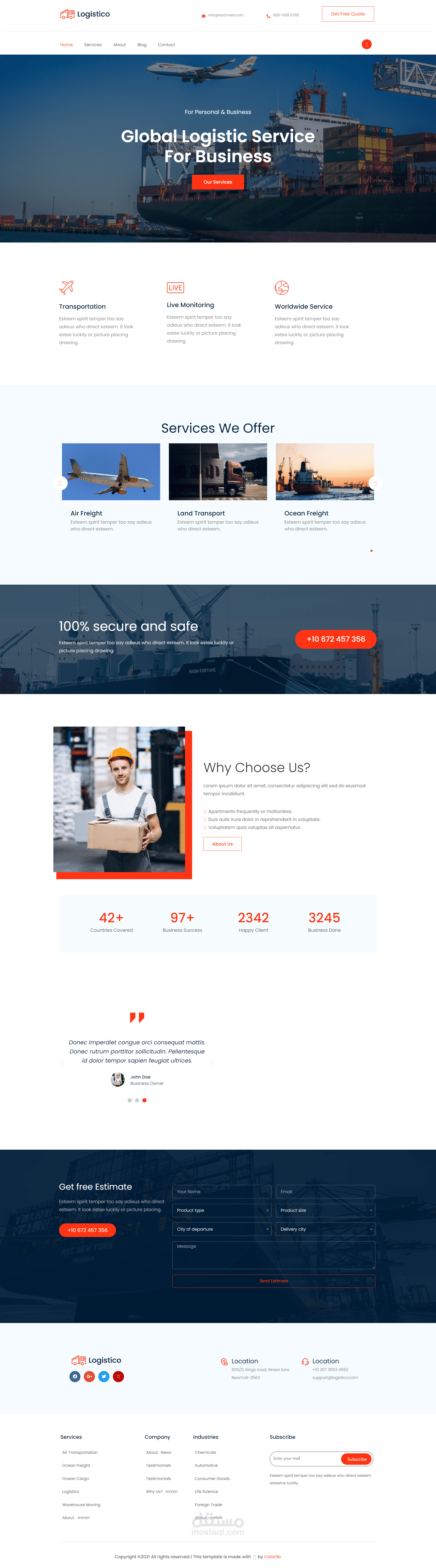 Global Logistic Service For Business