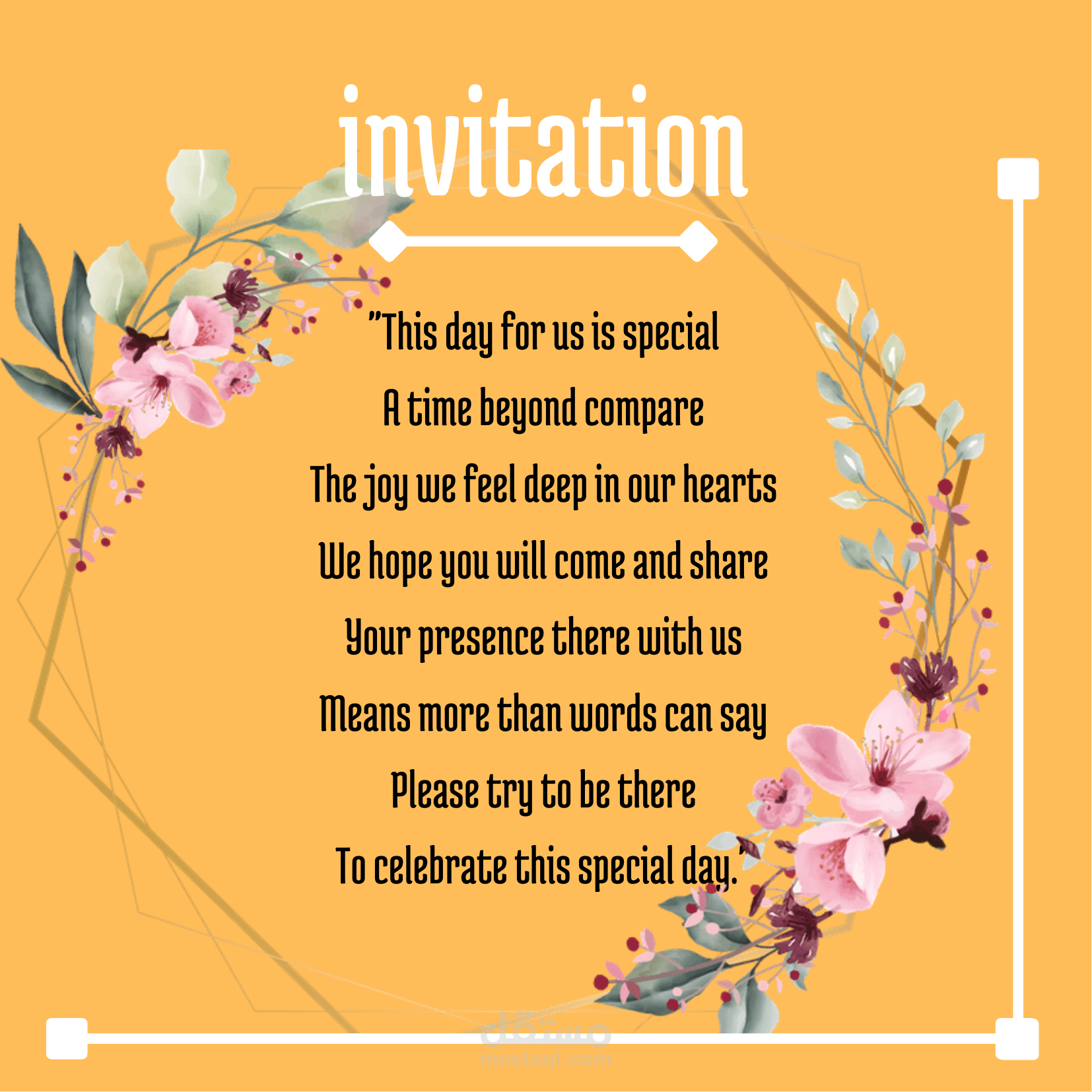 invitation
