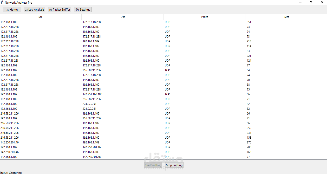 Network Analyzer Pro – Network Traffic Monitoring & Threat Detection