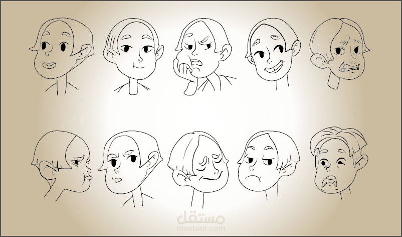 تصميم شخصيات