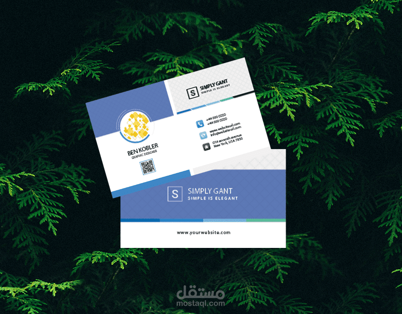 Simple business card