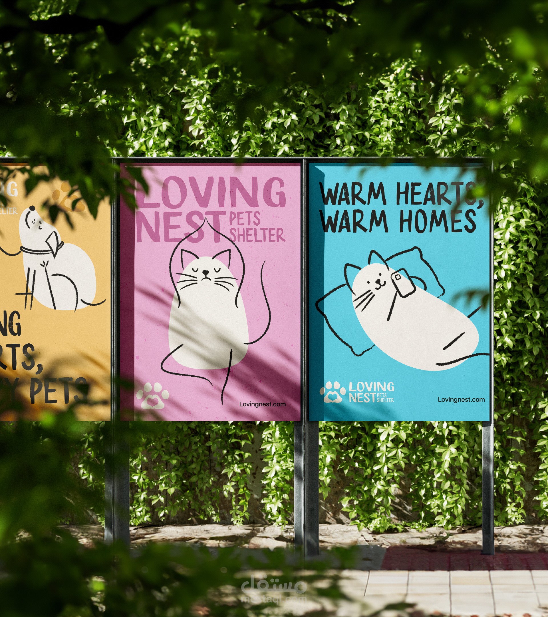 Loving Nest Shelter Brand Identity