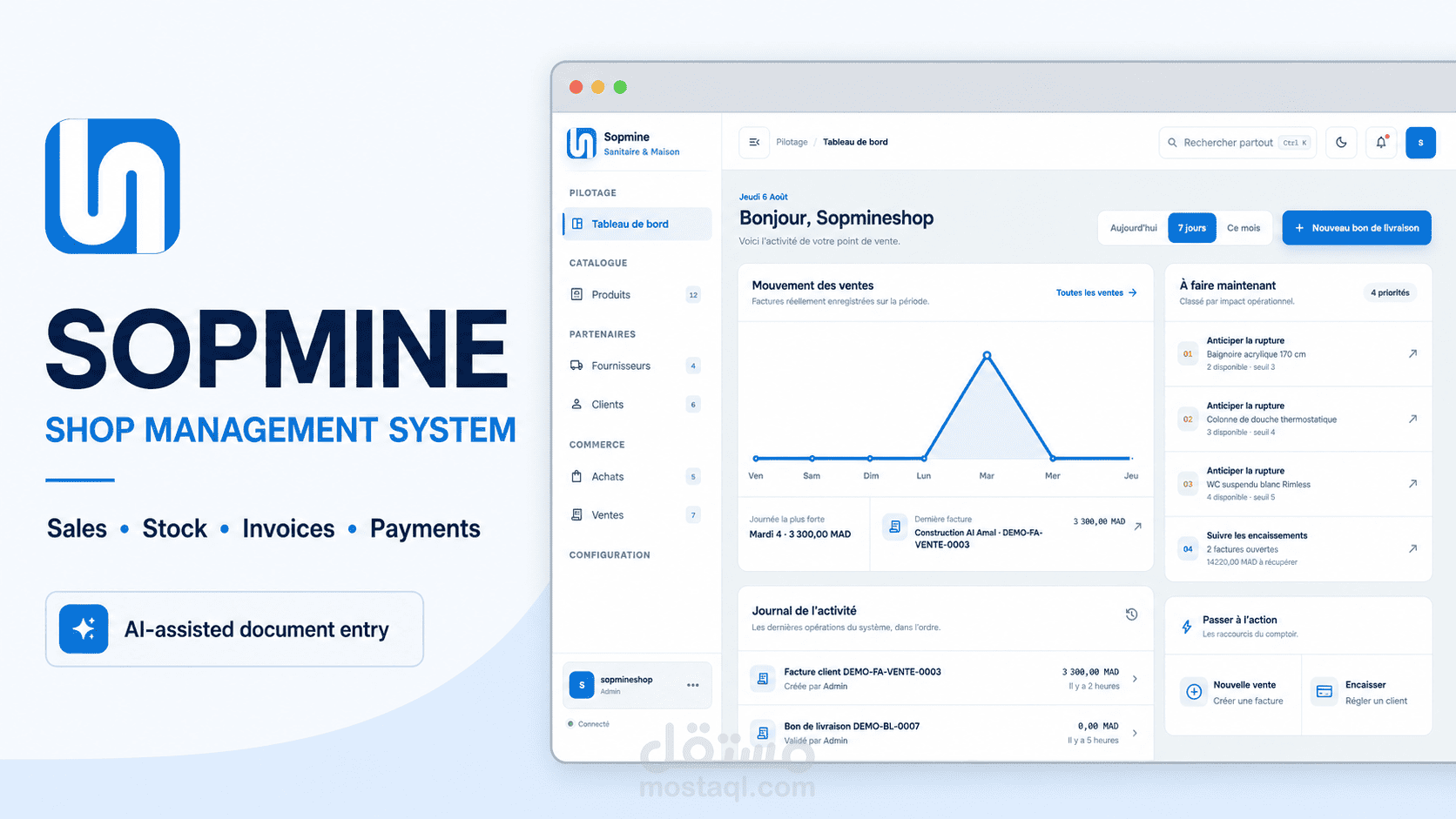 Sopmine Shop — Shop & Inventory Management System