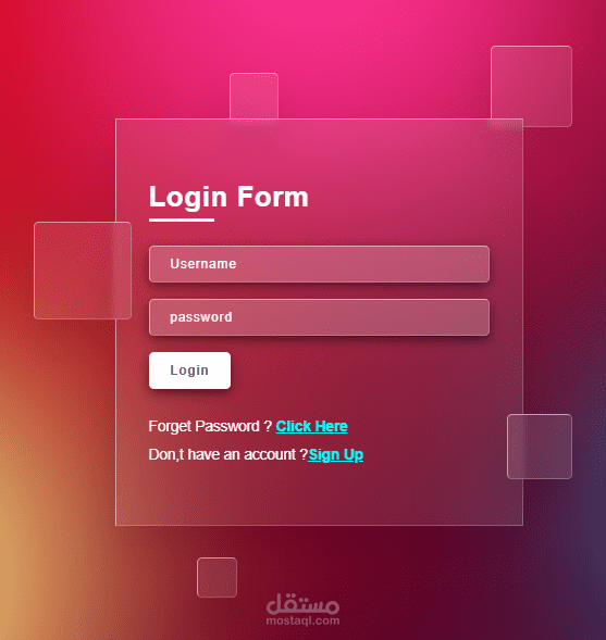 Login form