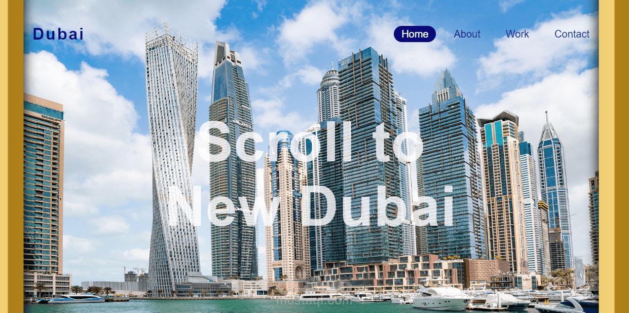 Parallax Scrolling Websit