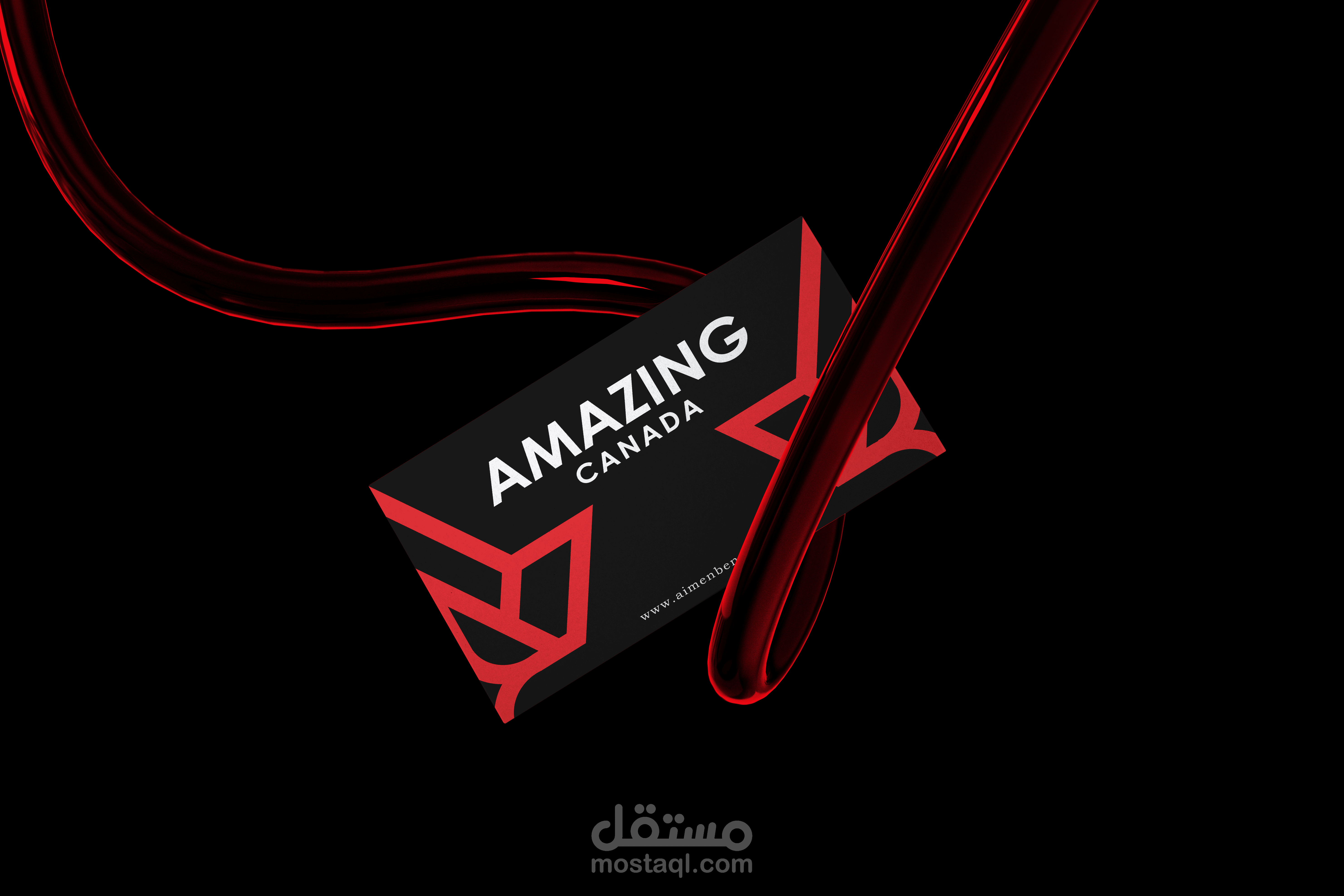 تصميم شعار احترافي مع بزنس كارد