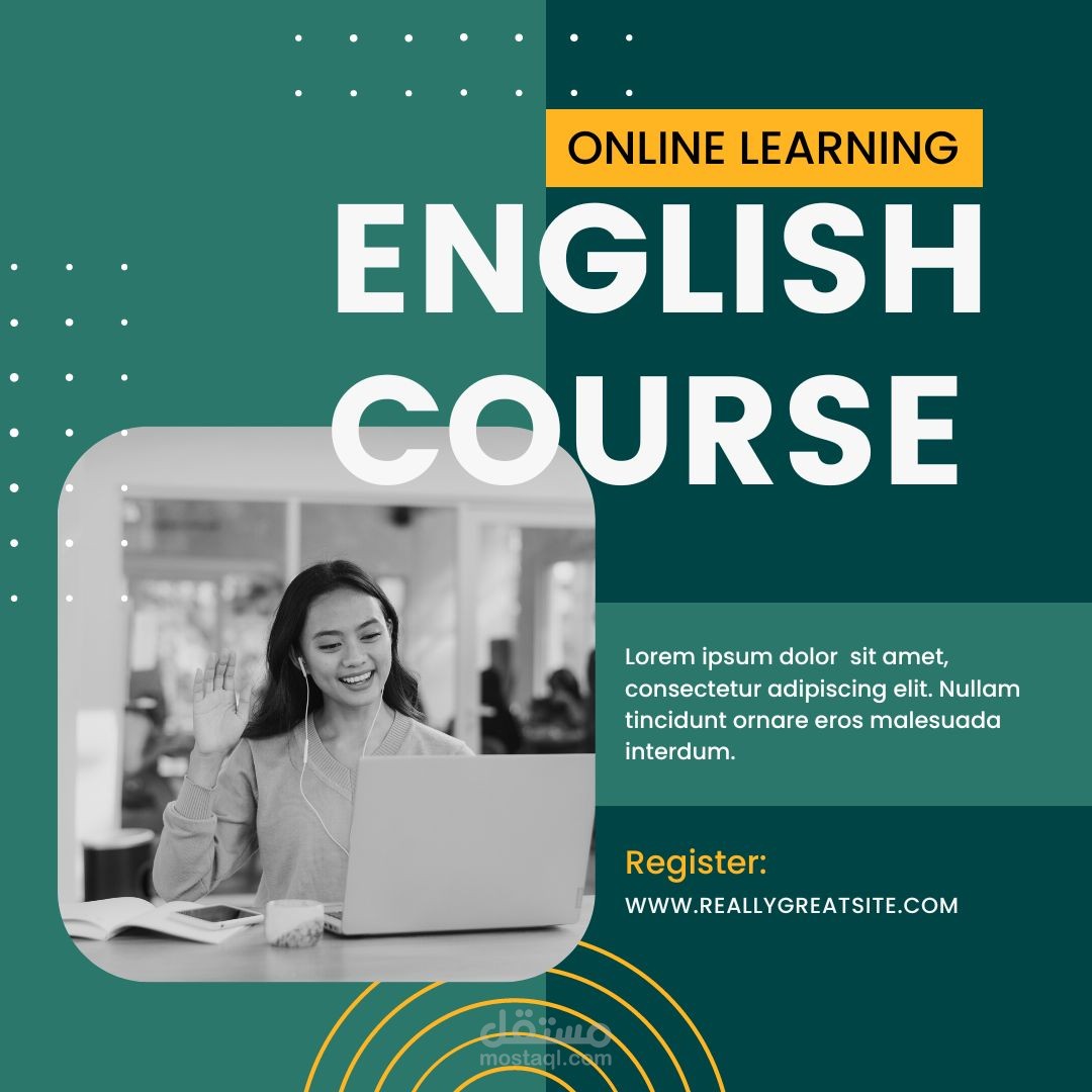 ınstgram post ENGLISH COURSE