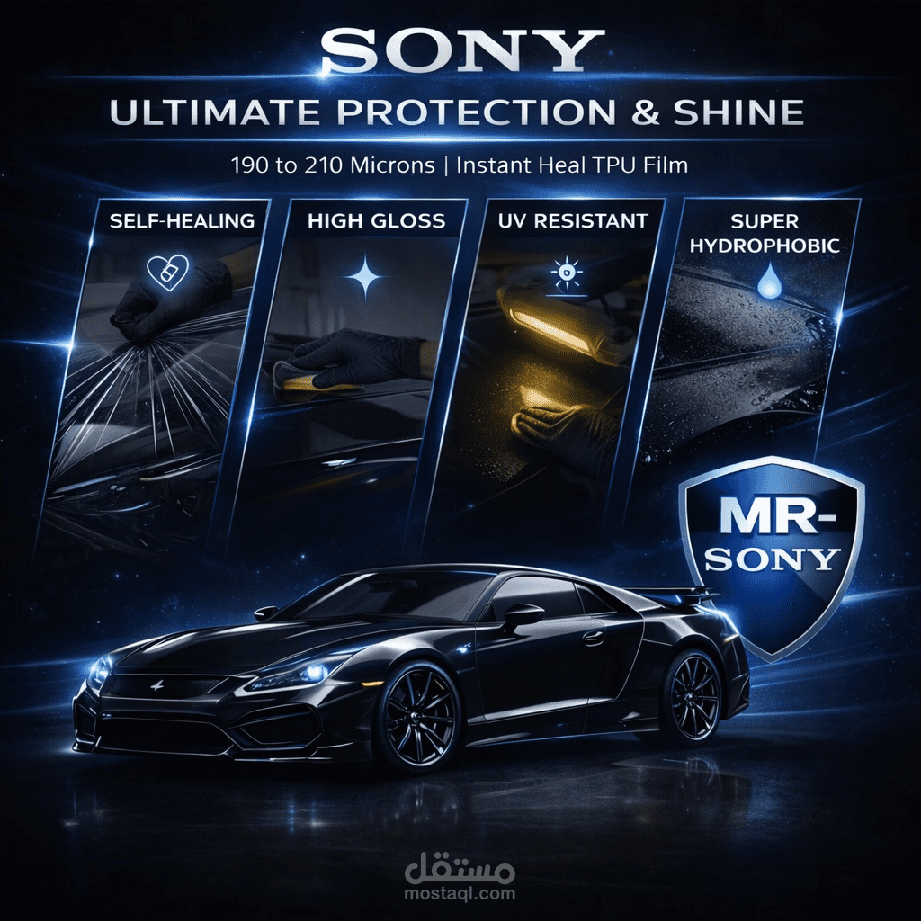 تصميم مطبوعات Mr Sony