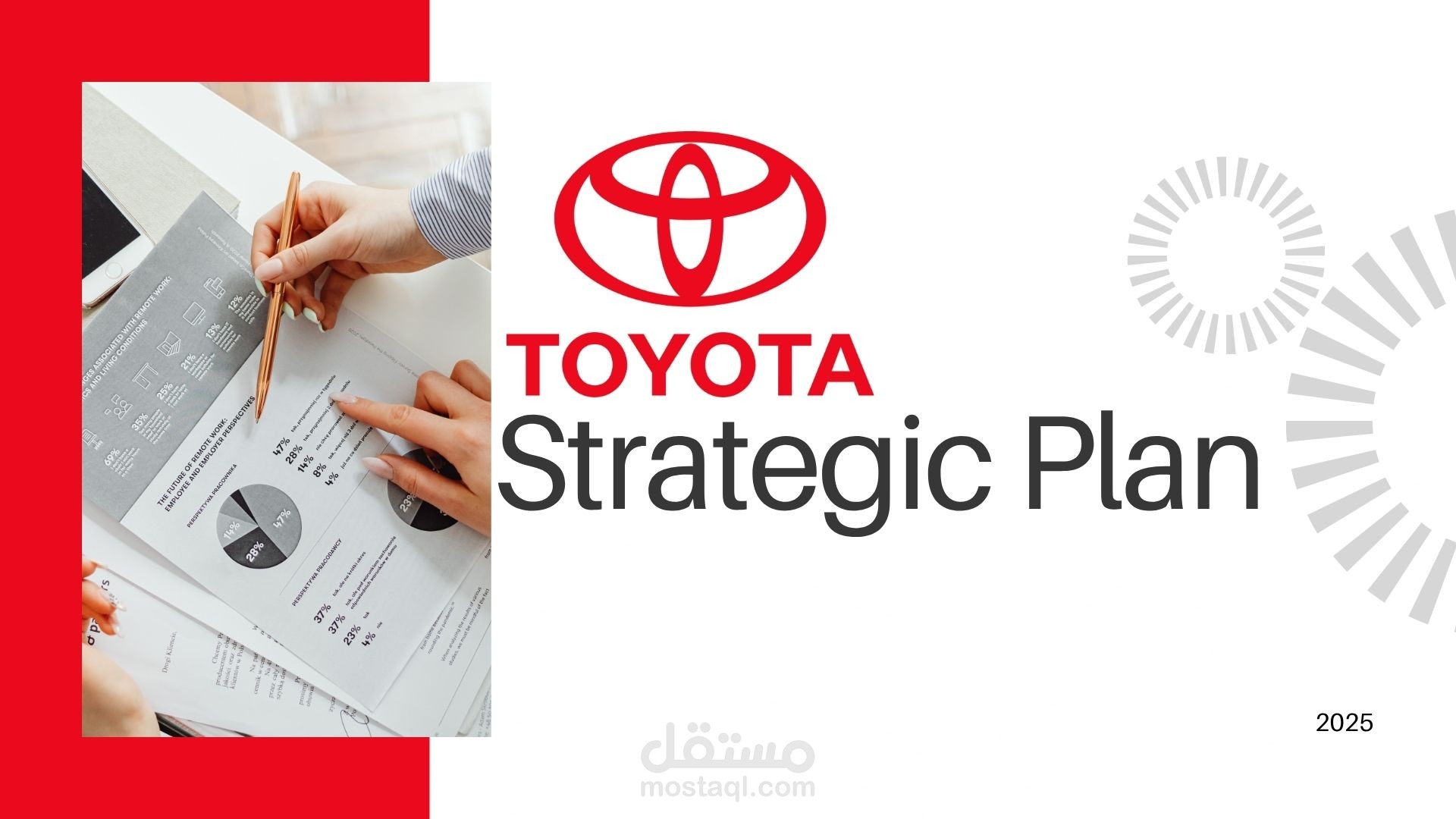 خطة إدارة استراتيجية متكاملة لشركة رائدة في قطاع السيارات العالمي (Toyota)