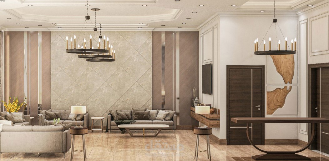 تصميم غرفة صالون بالدمام (مجلس نساء)