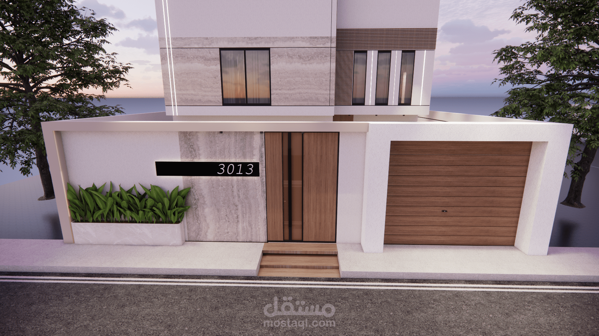 تصميم واجهة فيلا