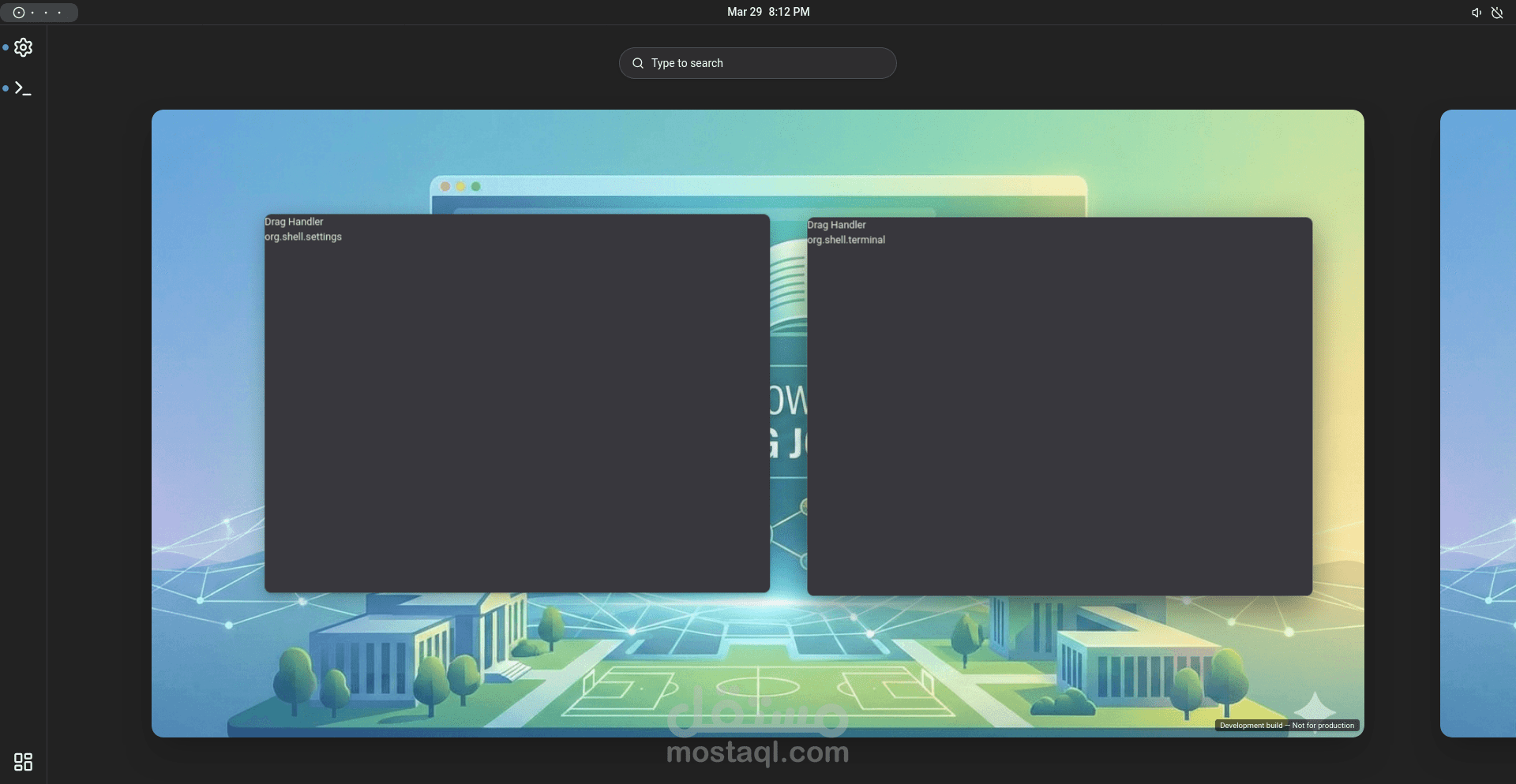 riwaq/shell - تجربة "سطح المكتب" الثورية داخل المتصفح