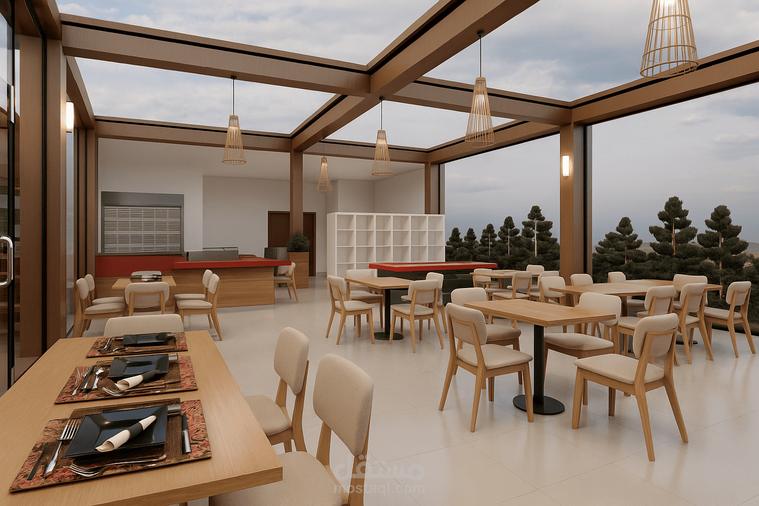 تصميم مطعم حضر موت