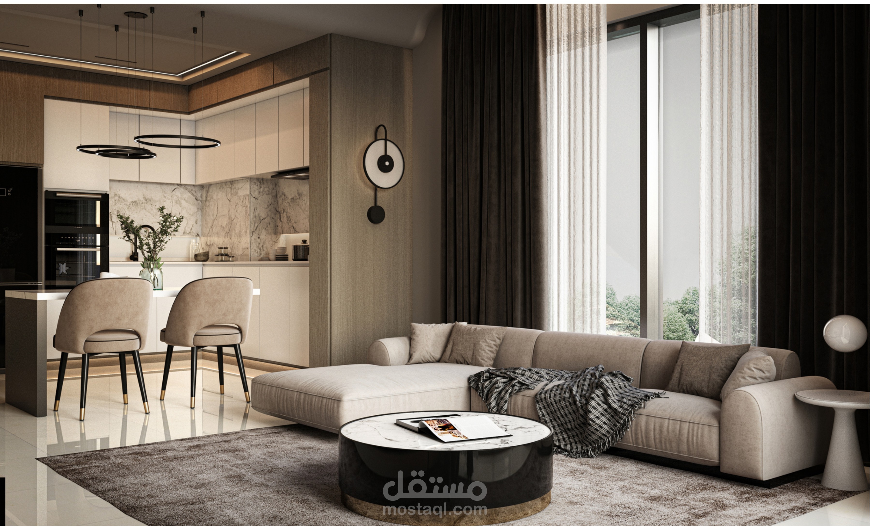 تصميم داخلي لاستوديو