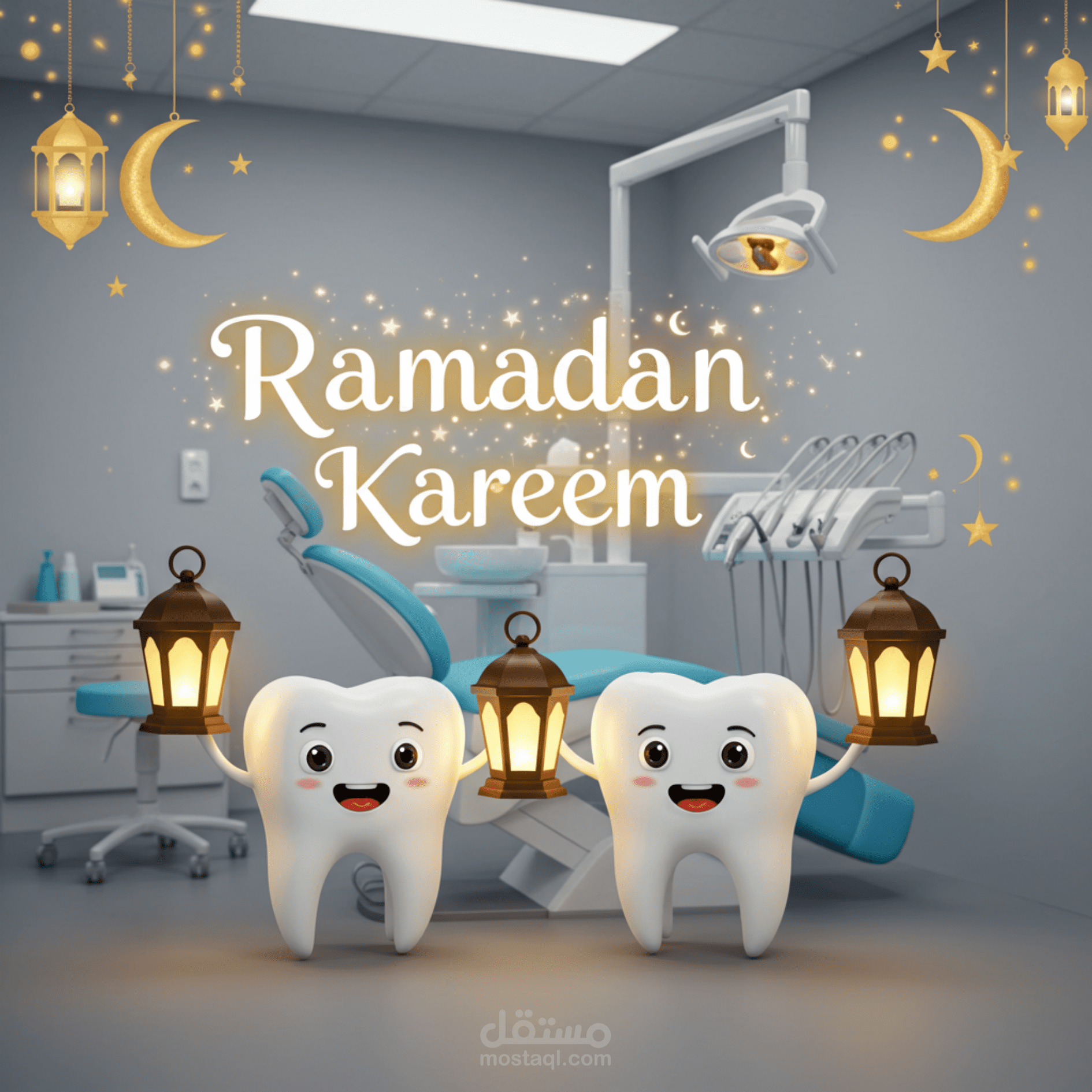 تصميمات سوشيال ميديا لعيادة أسنان