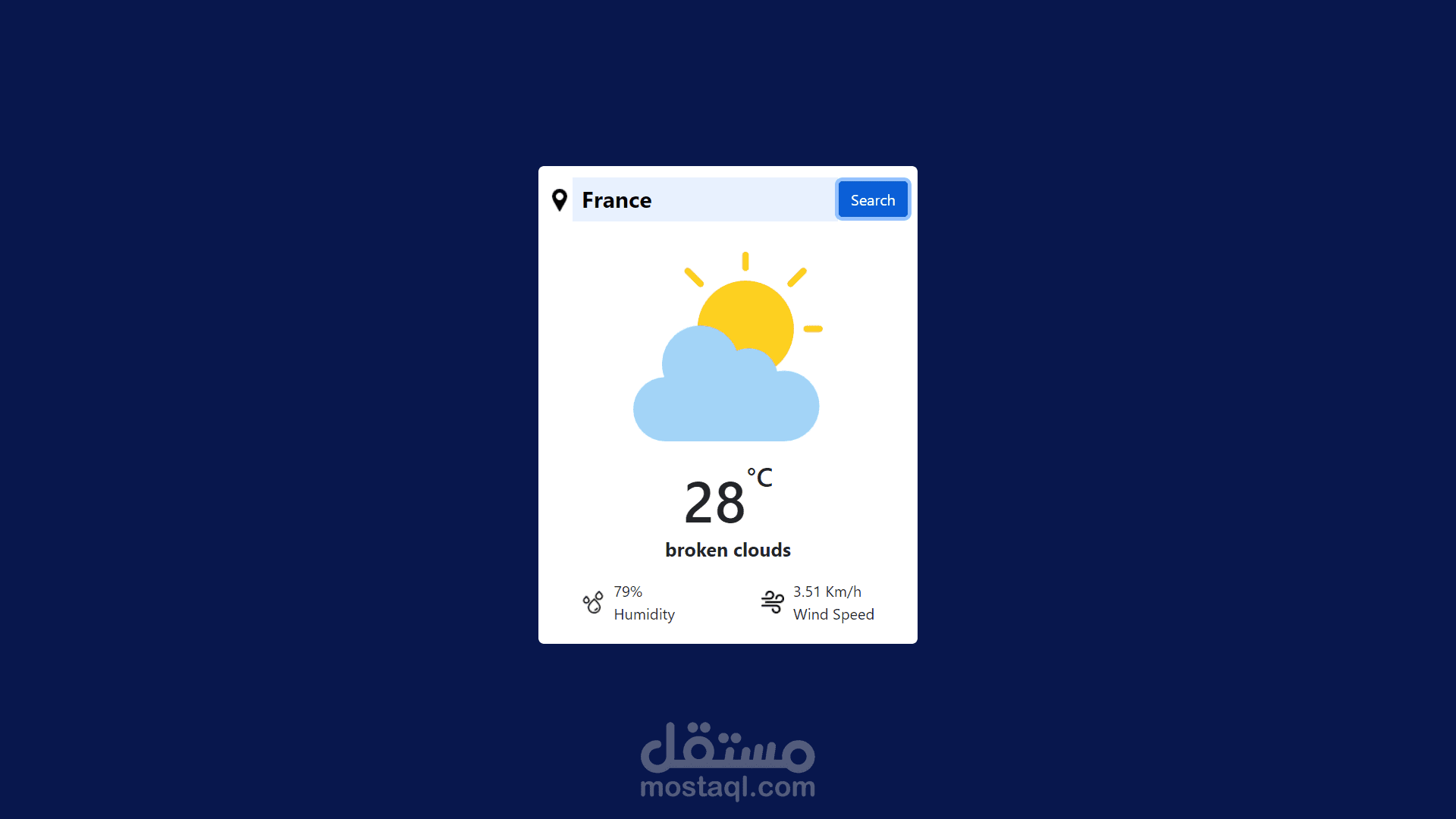 weather app