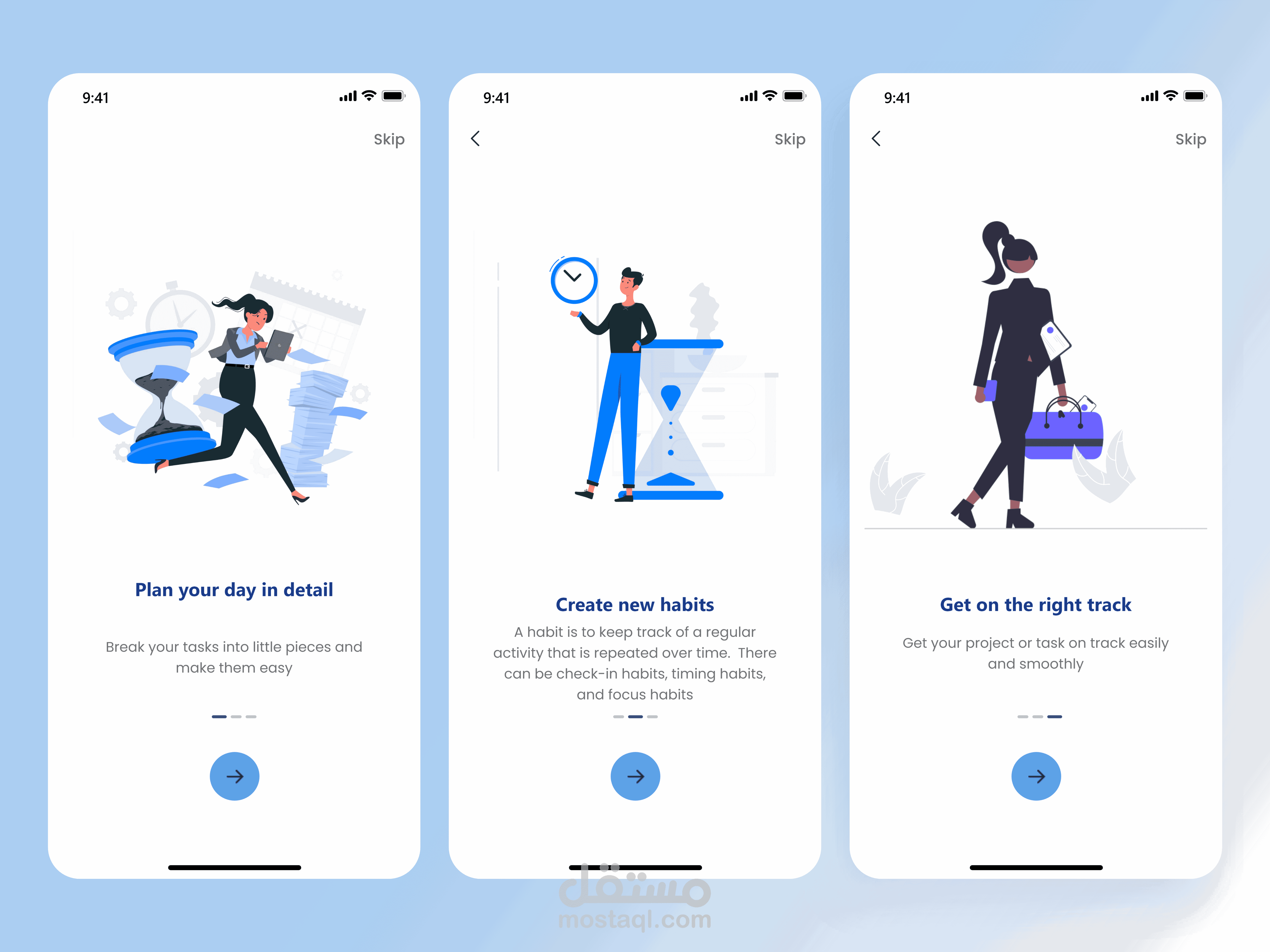 Time management application