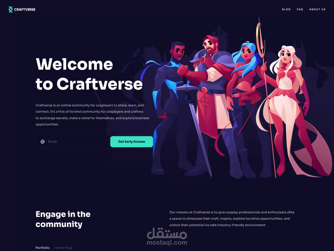 Platform Website منصه إلكترونية
