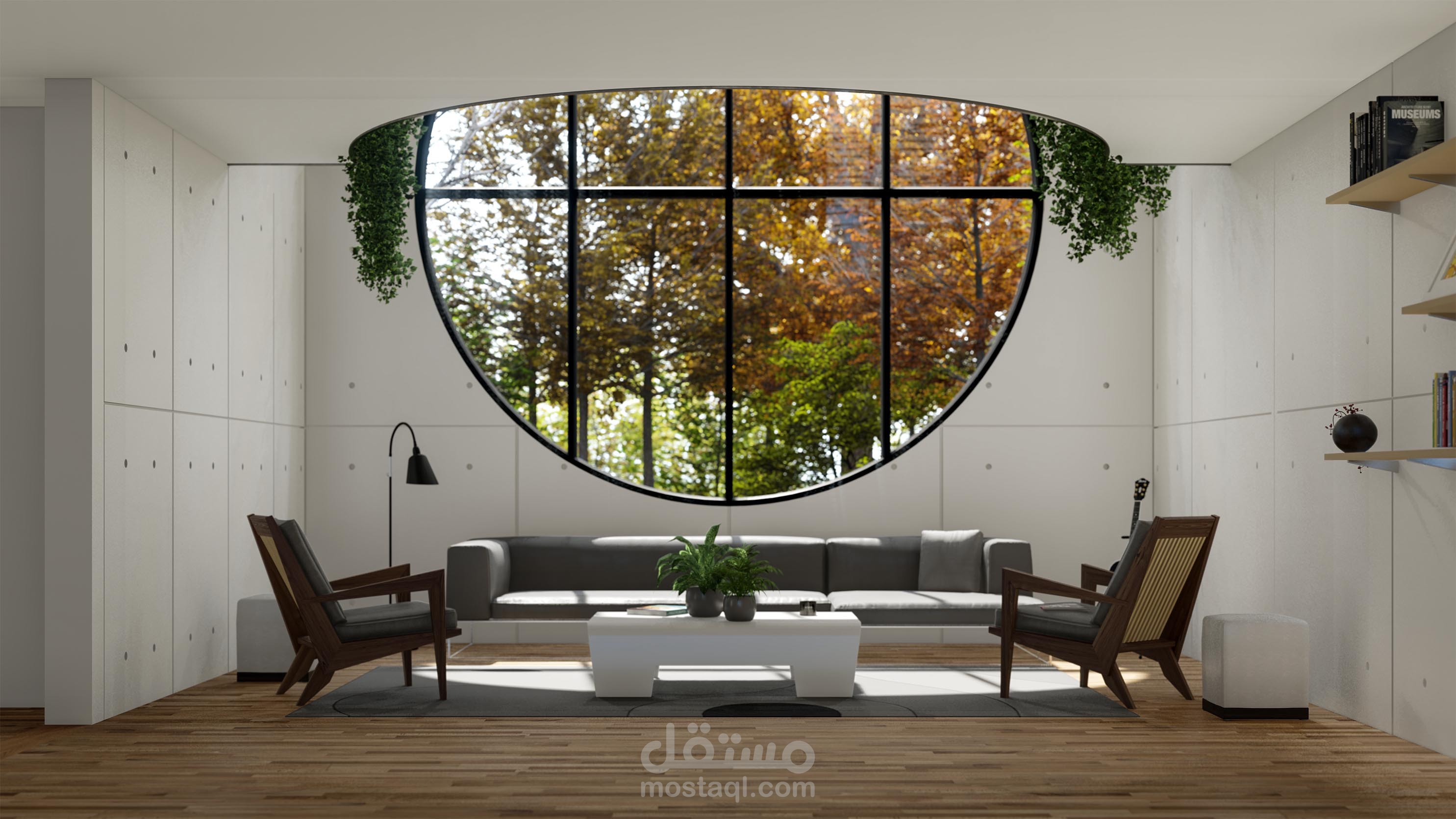 تصميم داخلي مينيمالي