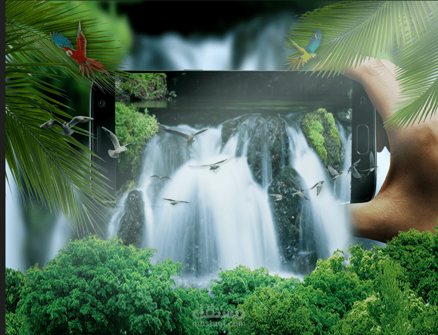 تصميم سوشل ميديا لغابة