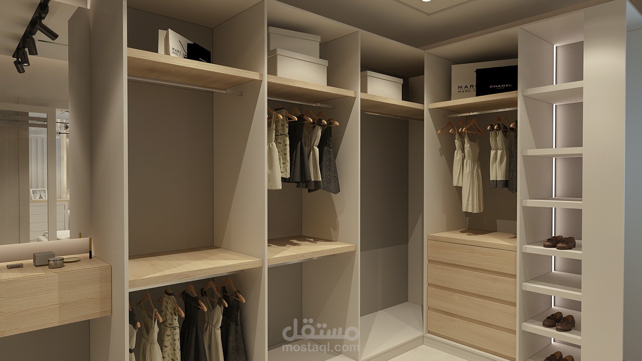 غرفة ملابس
