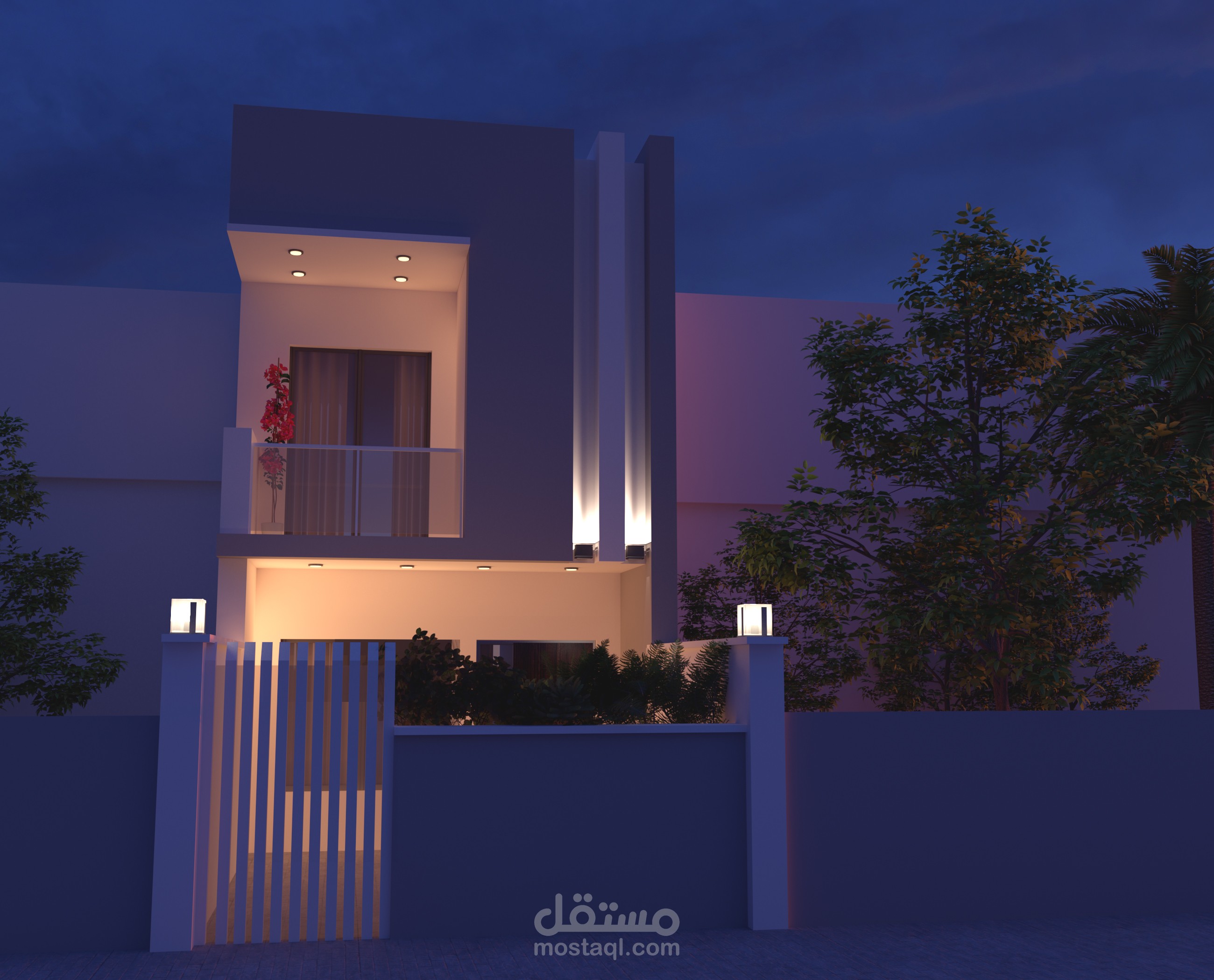 تصميم واجهة منزل