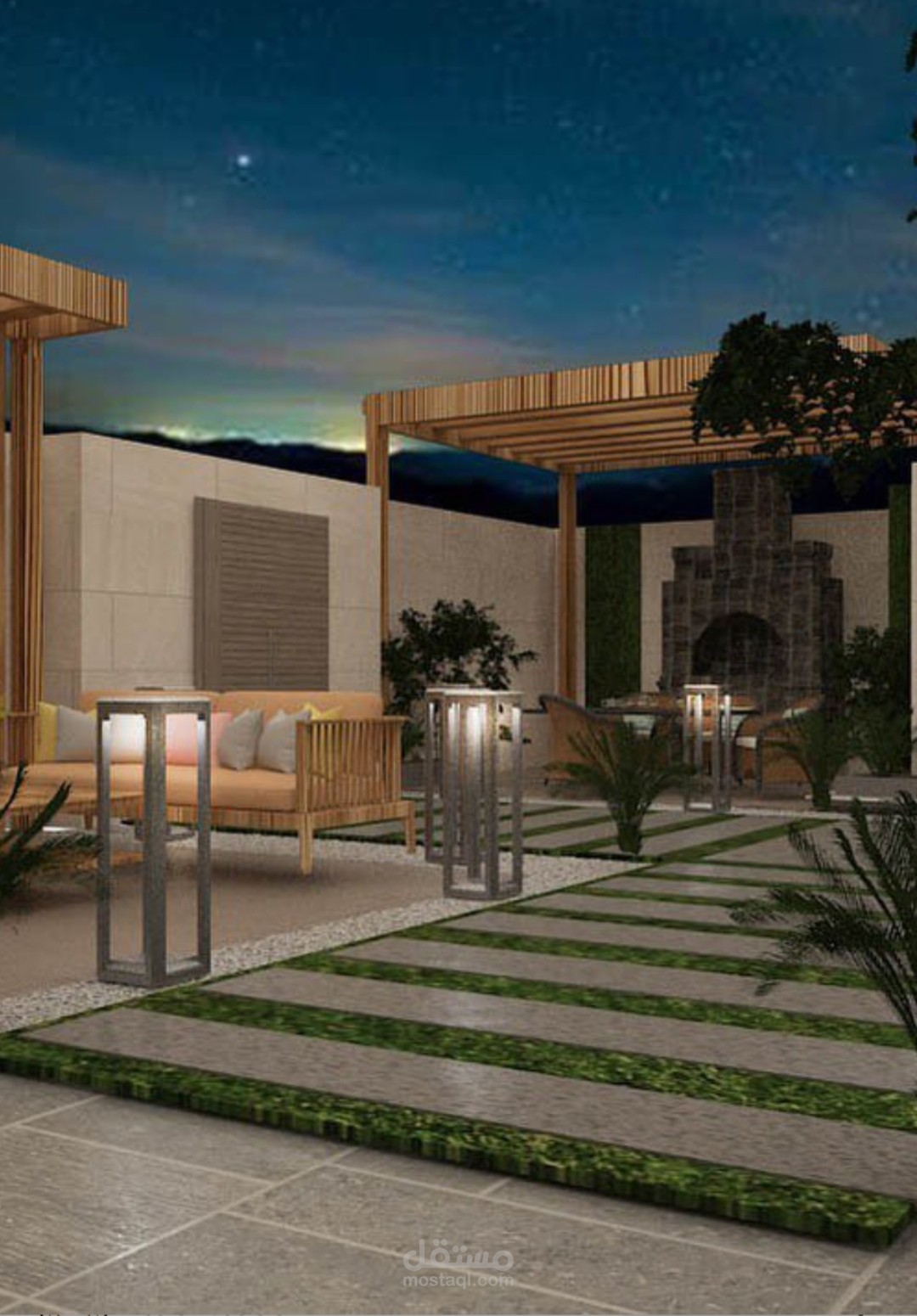 تصميم حدائق جديدة