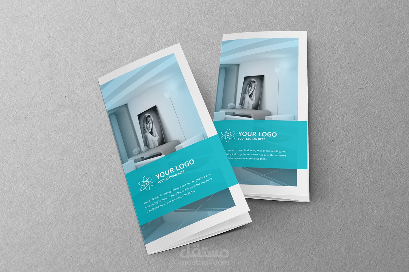 تصميم بروشور ثلاثي