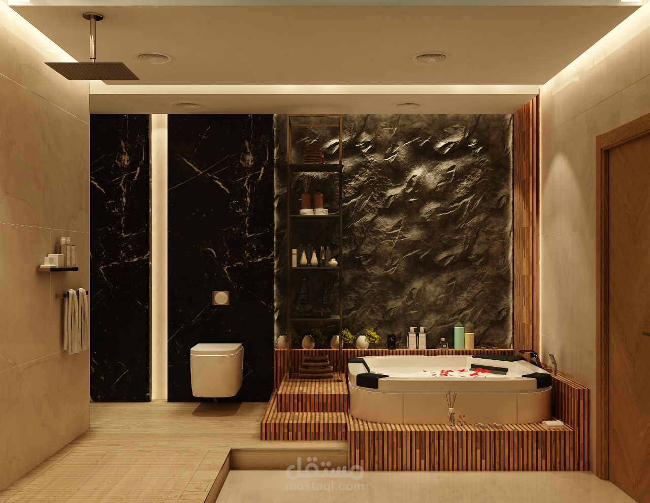 تصميم حمام بمواصفات خاصة