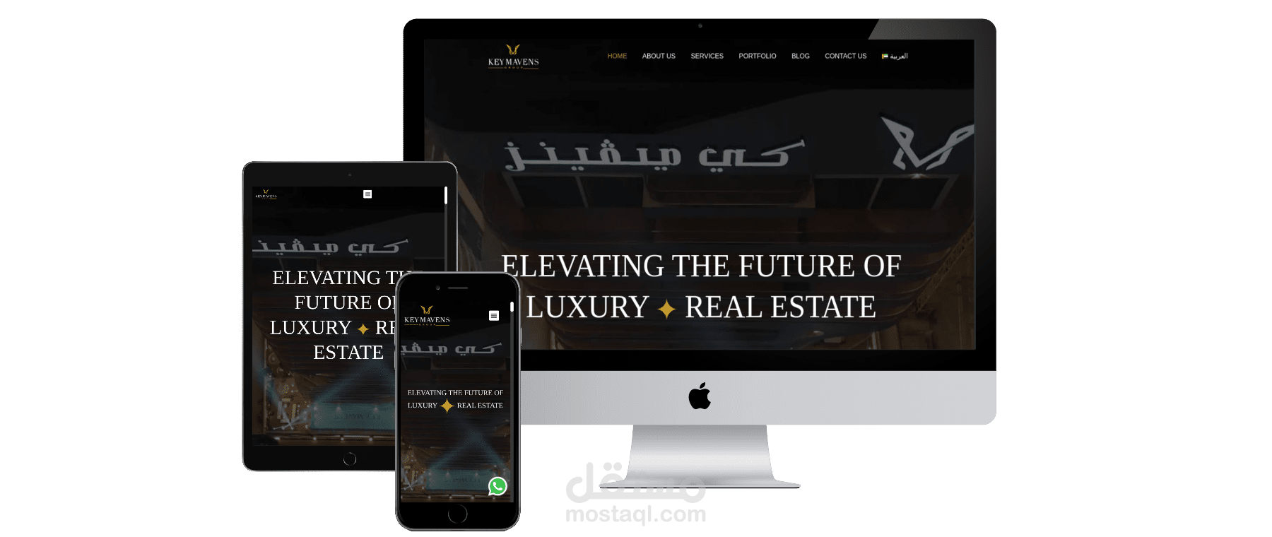 Keymavens Group(موقع لشركة للتطوير العقاري الفاخر)