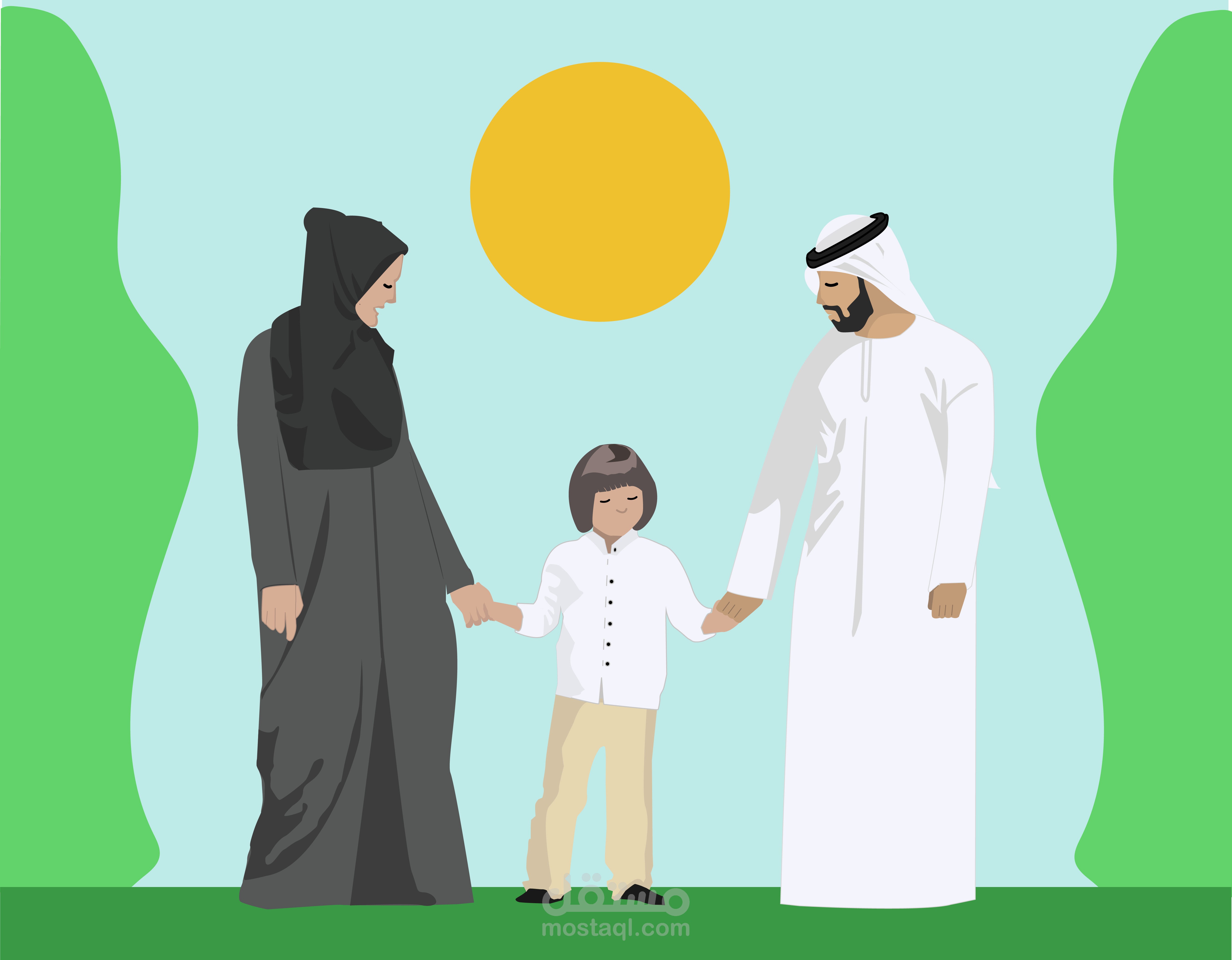 Flat art desgin illustrator