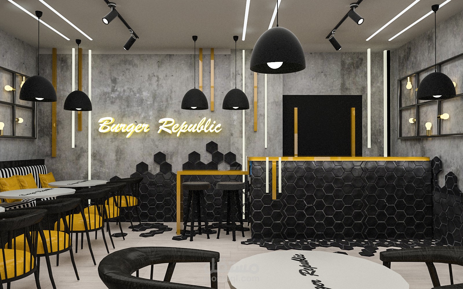 Burger republic restaurant