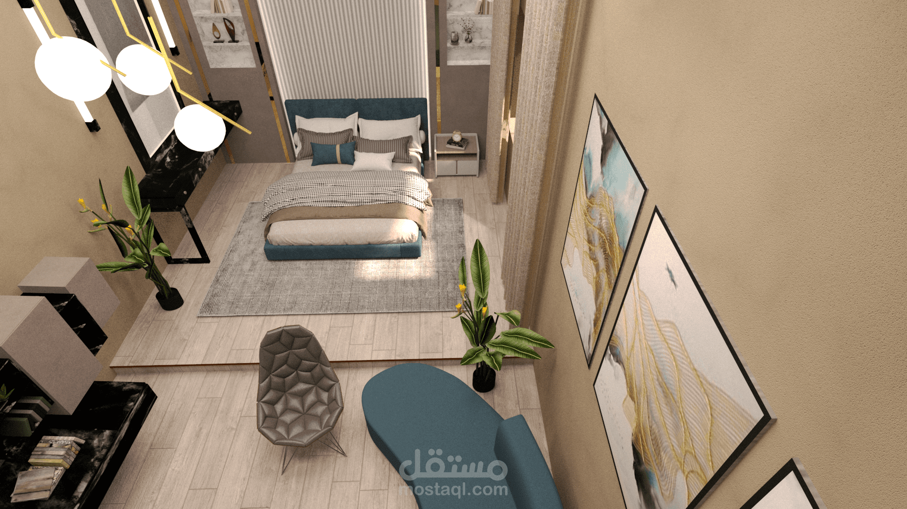 تصميم غرفة 3d