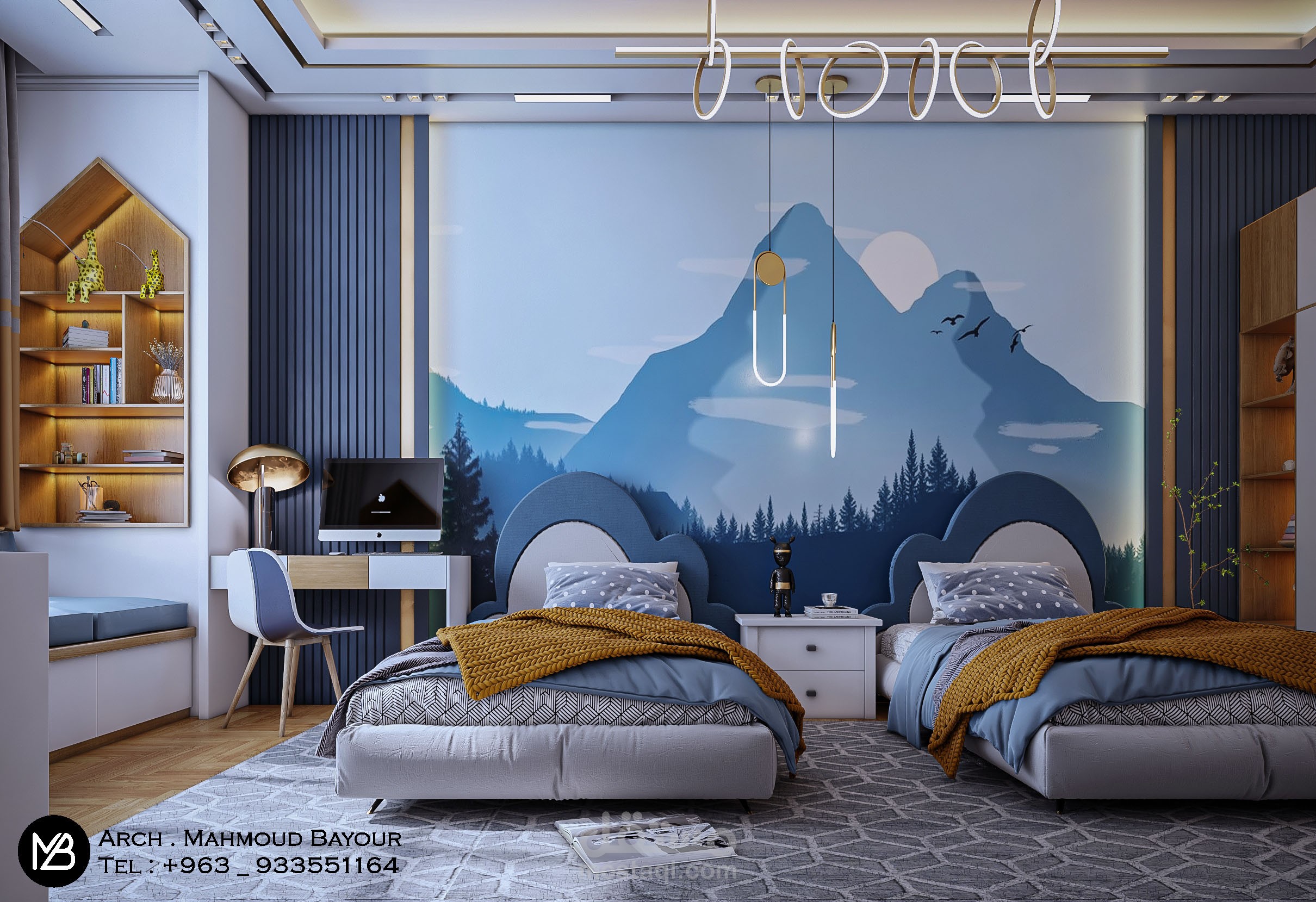 تصميم غرفة نوم اطفال