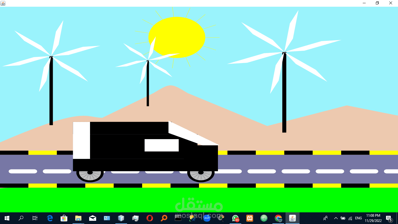 مشروع لمقرر الرسم بالحاسوب بإستخدام تقنيه Open GL بلغة JAVA.