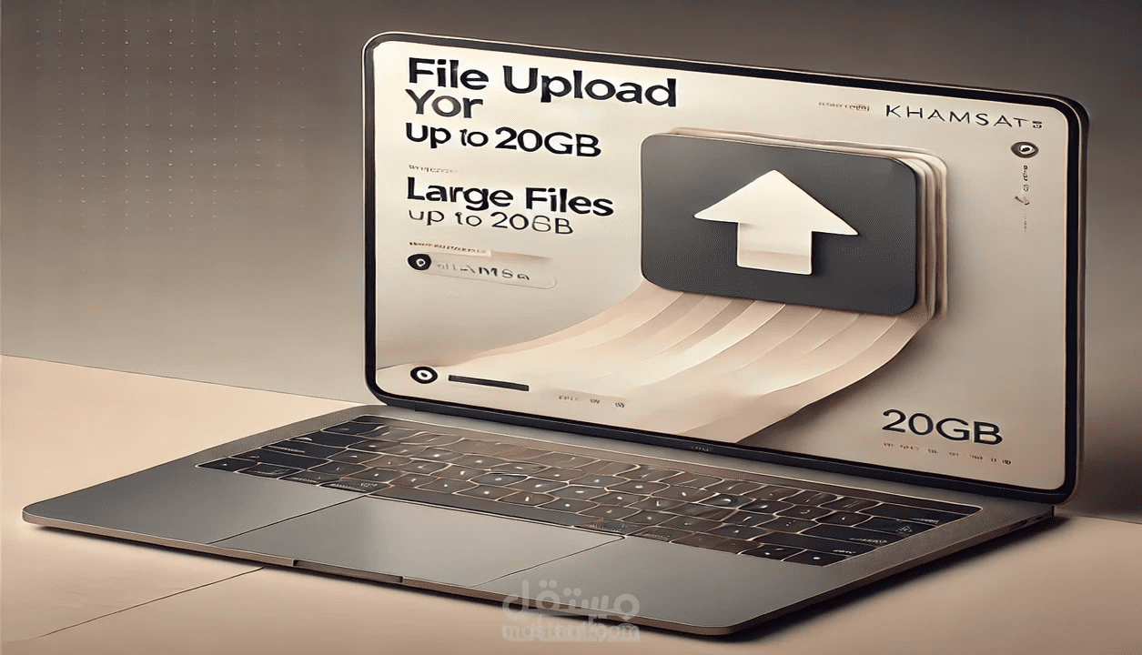 خدمة رفع الملفات الكبيرة بجودة واحترافية عالية